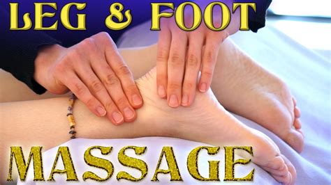 Swedish Massage Techniques For Legs And Feet How To Massage Therapy For Beginners Youtube