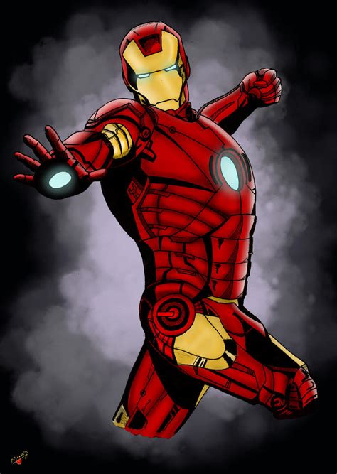 Iron Man Color By Psych93 On Deviantart