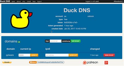 Cd duckdns change to the duckdns directory. Duck DNS - Crie um DNS dinâmico em menos de 1 min