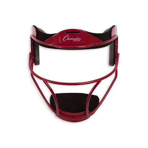 Champion Sports Softball Fielders Face Mask Red Adult Size 675 75