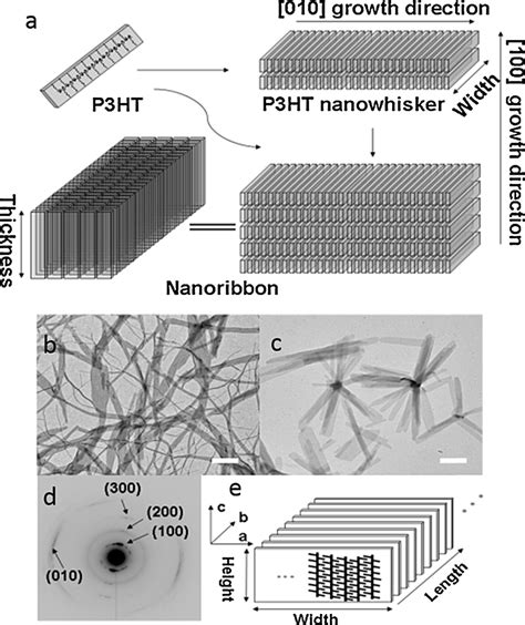 A A Schematic Illustration Of The Formation Of P3ht Nanoribbons Tem Download Scientific