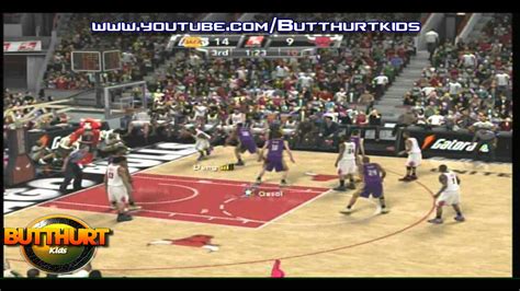 Nba 2k9 Los Angeles Lakers Vs Chicago Bulls Youtube