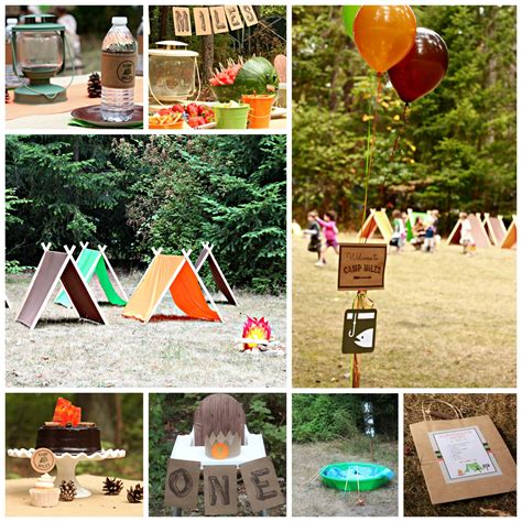 Camping Themed Birthday Party Ideas Birthday Girl