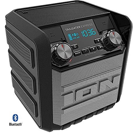 Ion Audio Tailgater Express 20W Water Proof Bluetooth Compact Speaker