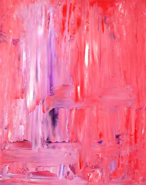 Lets Talk Pink And Purple Abstract Art Painting
