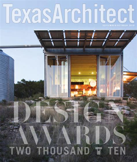 Texas Architect Septoct 2010 Design Awards By Texas Society Of