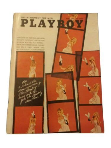 Mavin Vintage Playboy Magazine April Centerfold Intact