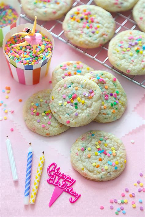 Made exact recipe and cookies were mildly under set at room temp so just stuck them in frig. Birthday Cake Sugar Cookies with Sprinkles | Sprinkle Bakes
