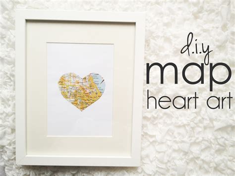 Get inspired by our community of talented artists. Cinsarah: DIY Map Heart Art