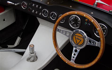 Ginetta Steering Wheel And Dash Photograph By Roger Mullenhour Pixels