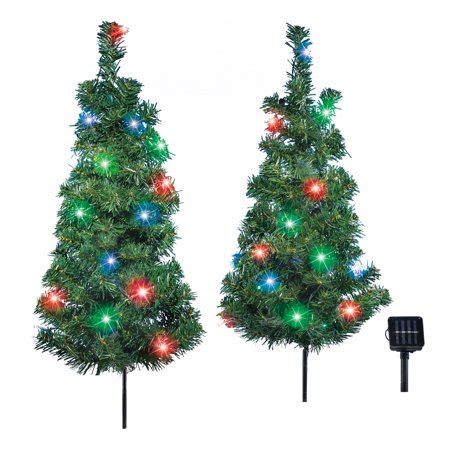 Find great deals on ebay for solar outdoor christmas decorations. Solar Christmas Trees Outdoor Garden Stake Set with ...