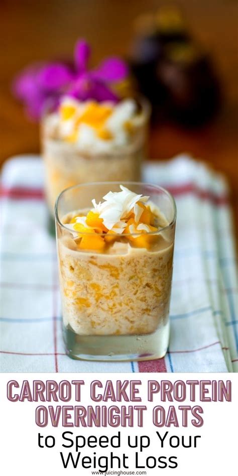 3 day meatless meal plan | black weight loss success. Carrot Cake Protein Overnight Oats to Speed up Your Weight Loss