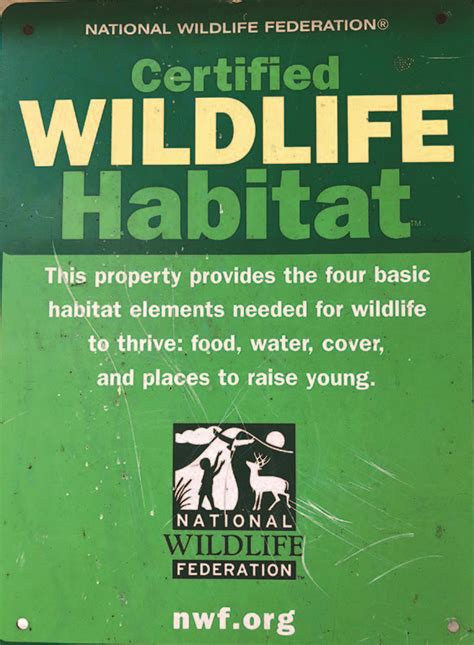 Certified Wildlife Habitat The Simpsonville Sentinel