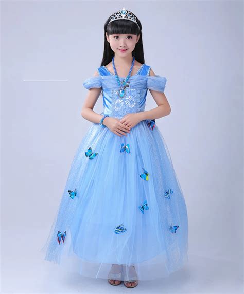 Cinderella Kids Dress Retail Princess Girl Dress Wedding For Cinderella