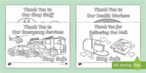 Grab the tissues—these 'thank you' messages for essential workers are making us tear up. Thank You Essential Workers Colouring Posters (teacher made)