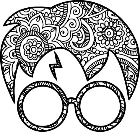 Pin by Keisha Barnard on SVG’s | Harry potter coloring pages, Harry