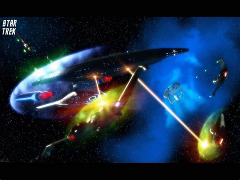 Star Trek Uss Enterprise D Versus Klingon Bird Of Prey