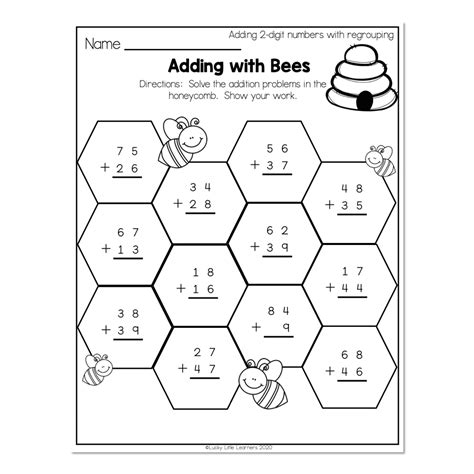 2nd Grade Math Worksheets No Prep Lucky Little Learners