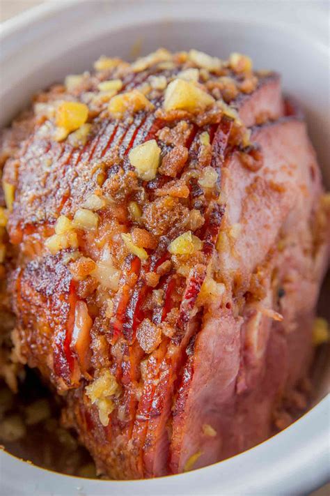 Brown Sugar Pineapple Ham Slow Cooker L Kitchen Fun With My Sons