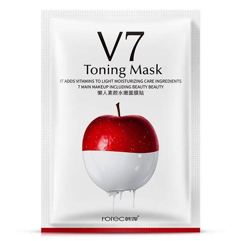 ROREC Lazy Toning Tender Mask Skin Care Nourishing Moisturizing Anti