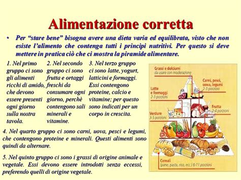 Alimentazione E Nutrizione Lezioniignoranti