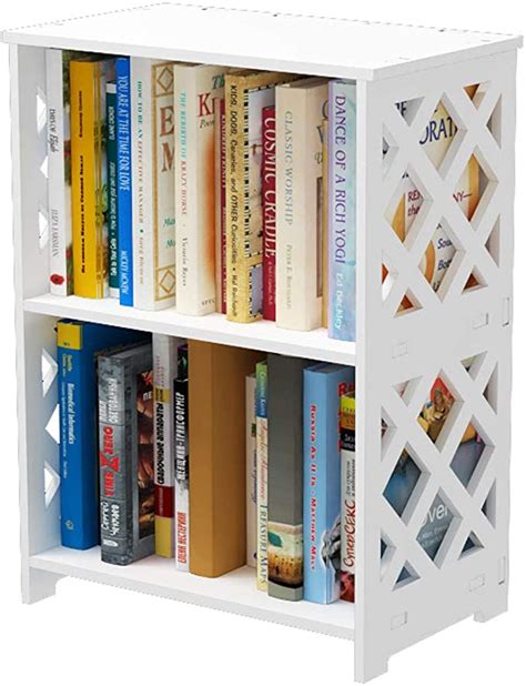 Rerii Small Bookshelf 3 Tier Bookshelf For Small Spaces 2 Shelf