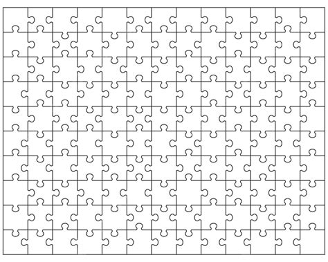 Big White Puzzle Template Jigsaw Background Background Geometric Decoration Background Image