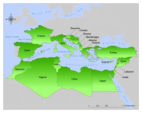 Mediterranean Maplist Of Mediterranean Countries Mappr