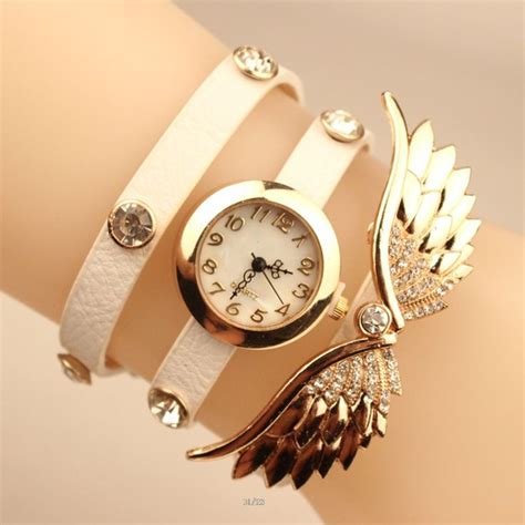 zircon angel wings watch stylish watches for girls fashion bracelets bracelet watch