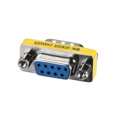 Db9 Vga Gender Changer 9 Pin Male To Female For Serial Applications