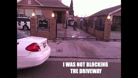 Neighbor's car is blocking my driveway! LADOT Tickets My Car For Blocking Driveway, Even Though ...