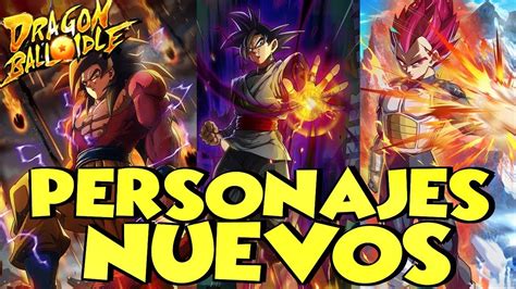 Dragon ball z dokkan battle is an action rpg game based on the dragon ball series developed by bandai namco same as naruto x boruto, saint seiya, and one piece series game. DRAGON BALL IDLE NUEVOS PERSONAJES - YouTube