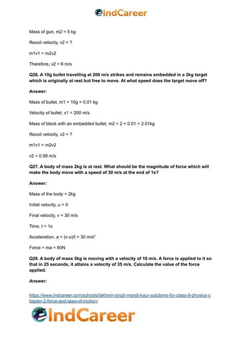 Lakhmir Singh Manjit Kaur Solutions For Class 9 Physics Chapter 2