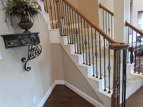 Designs range from simple single pieces to extravagantly embellished ornamental pieces. Cost To Install Stair Railing And Balusters Metal HOUSE ...