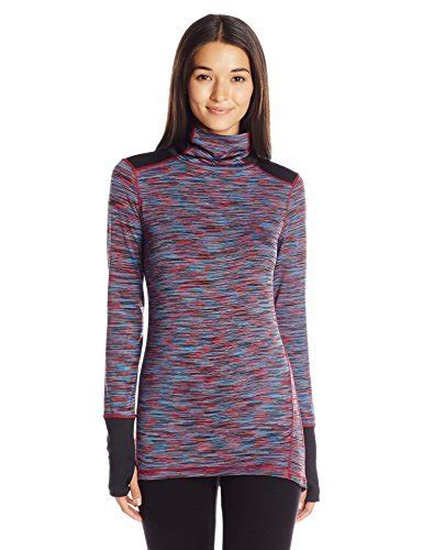 Cuddl Duds Womens Flex Fit Long Sleeve Huddle Up Top Multi X Large