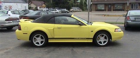Zinc Yellow 2000 Ford Mustang Gt Spring Feature Convertible