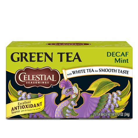 Celestial Seasonings Decaf Mint Green Tea 20 Ct Tea Bags