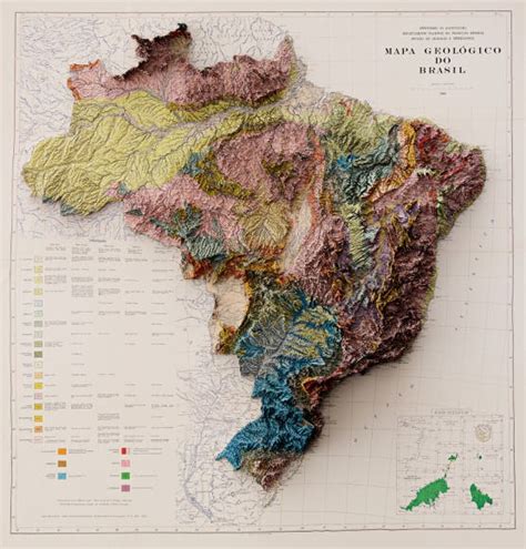 Mapa Do Brasil Satélite Econômico Político Demográfico