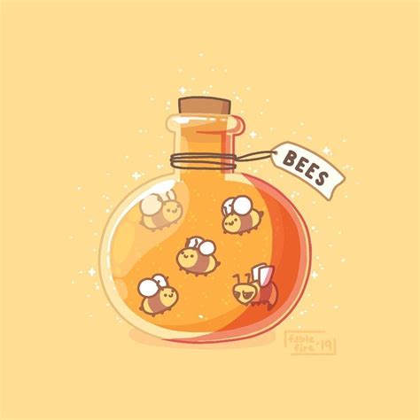 Bees In A Jar Omfg D Credits To Fablefire Wallpaper Cave