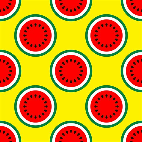 Half Of Watermelon Seamless Pattern 665557 Vector Art At Vecteezy