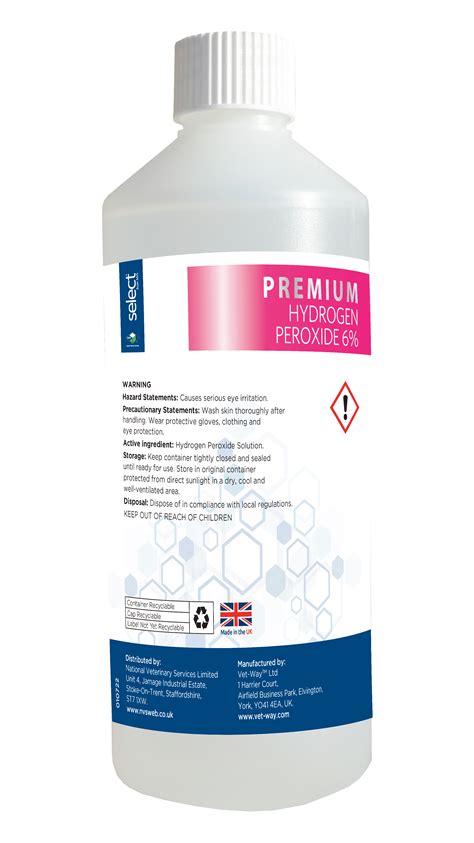 Hydrogen Peroxide 6 Select National Veterinary Services