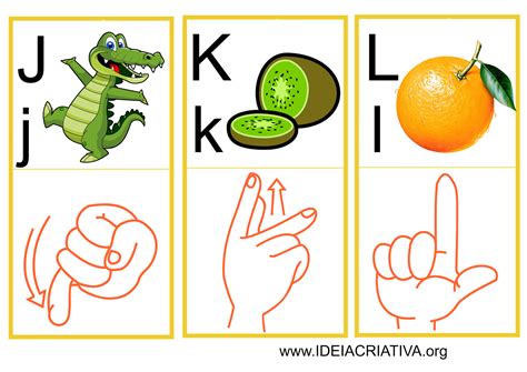 Flash Cards Letras Do Alfabeto Libras Ideia Criativa Gi Carvalho