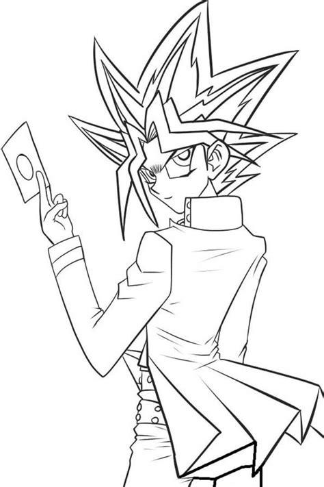 Yu Gi Oh Gx Coloring Pages Coloring Pages