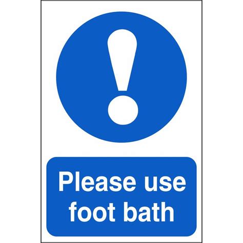 Please Use Foot Bath Farm Signs Mandatory Farm Safety Signs Ireland