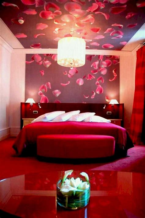 40 Cute Romantic Valentines Bedroom Decor Ideas Red Bedroom Design