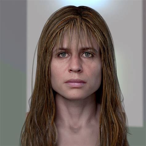 Artstation D Model Sarah Connor Linda Hamilton Stephan Plotnicov