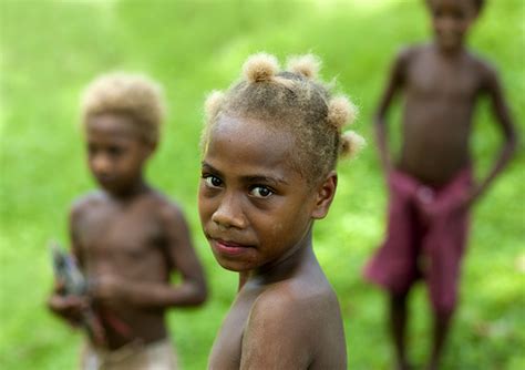 African Tribe With Blond Hair And Blue Eyes Parks Tharguien