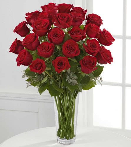 Dundee Florist Red Flowers 24 Red Roses Arranged E2 4305p