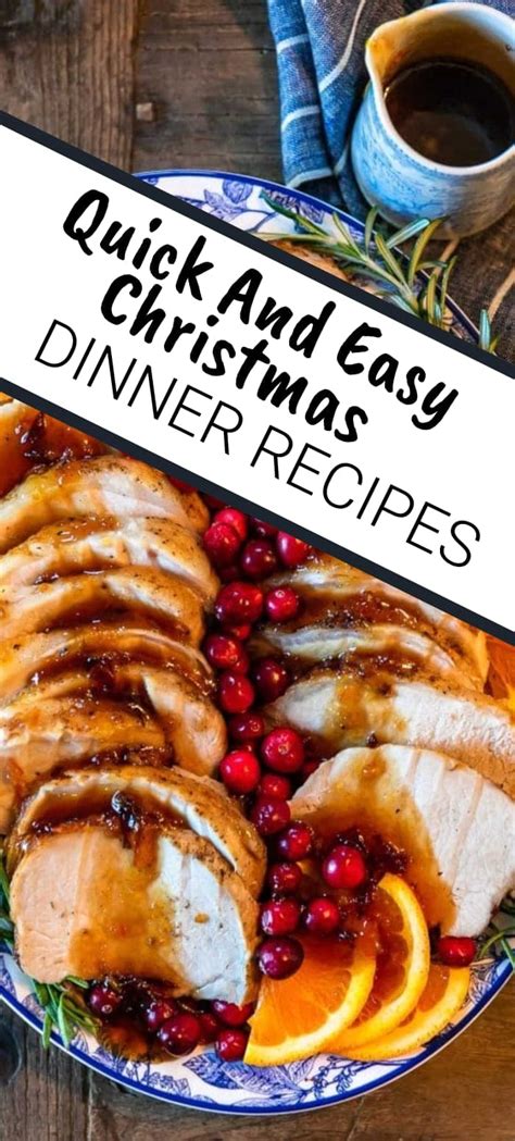 For christmas side dishes, we have recipes for mashed potatoes, casseroles, breads, and vegetable. Quick And Easy Christmas Dinner Ideas - Someday I'll Learn