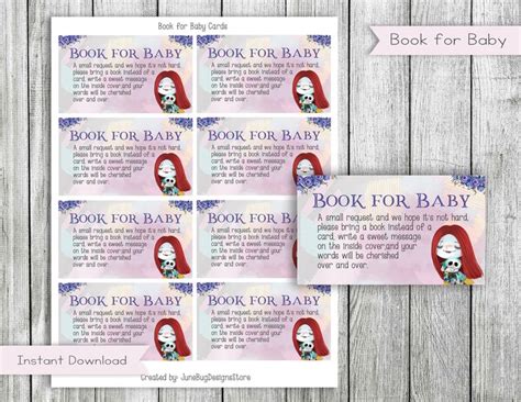 Passport cards are delivered separately from passport books. Nightmare Before Christmas Baby Shower Book for Baby Book ...